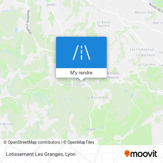 Lotissement Les Granges plan