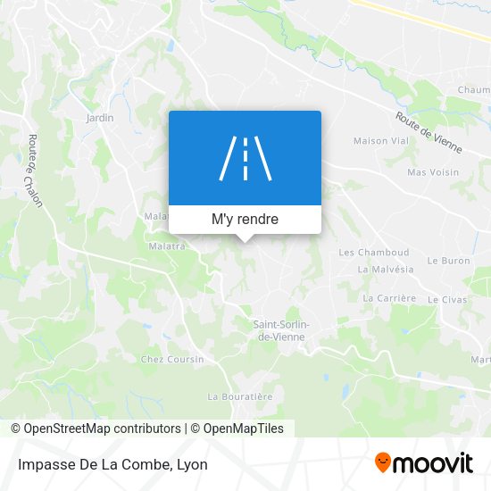 Impasse De La Combe plan
