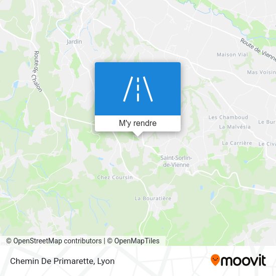 Chemin De Primarette plan
