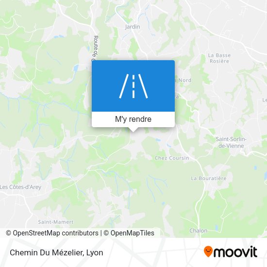 Chemin Du Mézelier plan