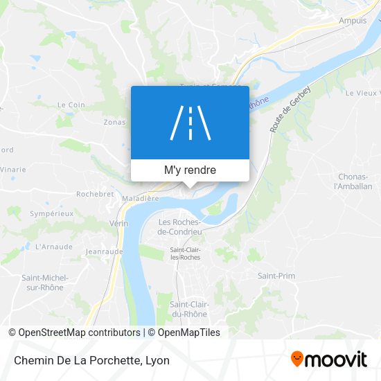 Chemin De La Porchette plan