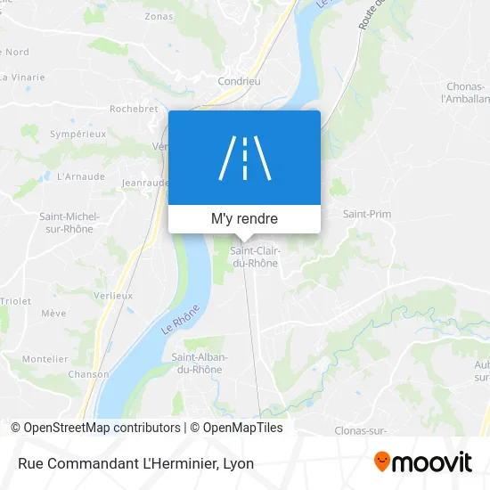 Rue Commandant L'Herminier plan