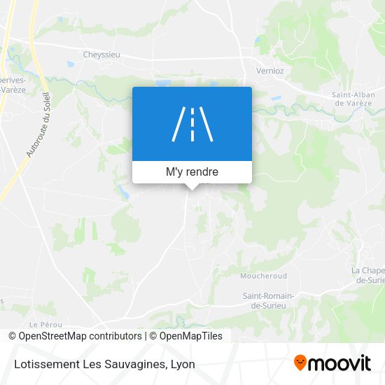 Lotissement Les Sauvagines plan