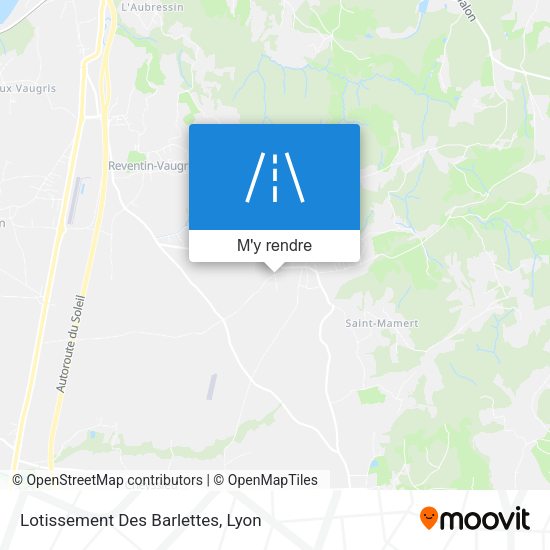 Lotissement Des Barlettes plan
