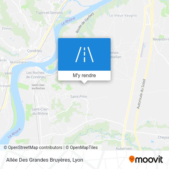 Allée Des Grandes Bruyères plan