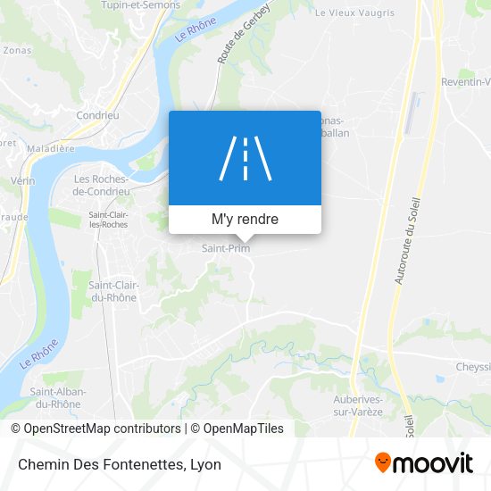 Chemin Des Fontenettes plan