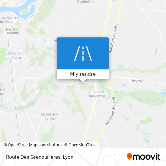 Route Des Grenouillères plan