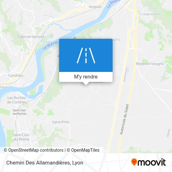 Chemin Des Allamandières plan