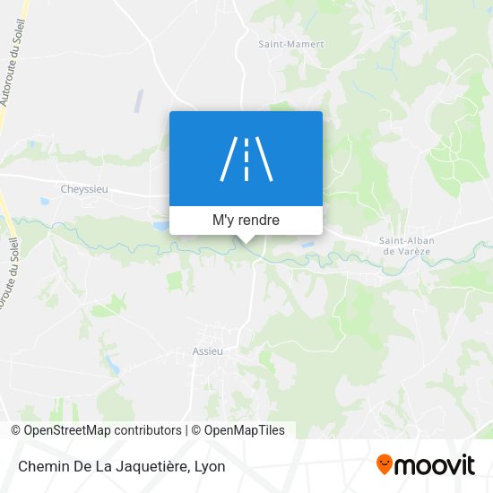 Chemin De La Jaquetière plan