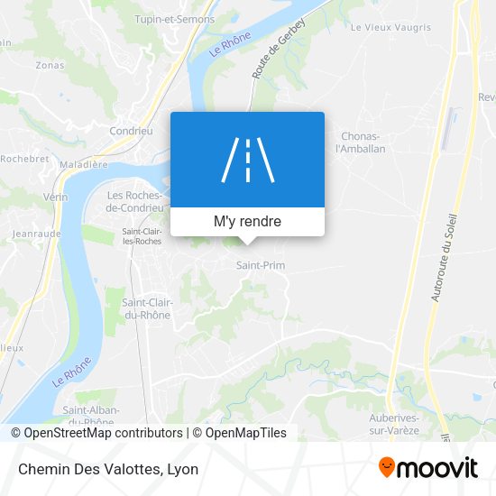Chemin Des Valottes plan
