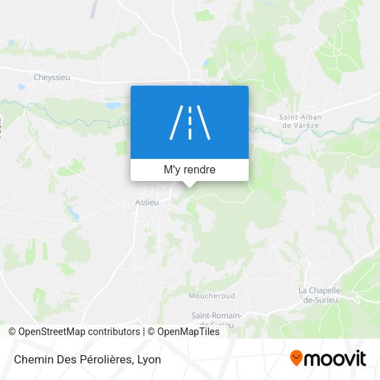 Chemin Des Pérolières plan
