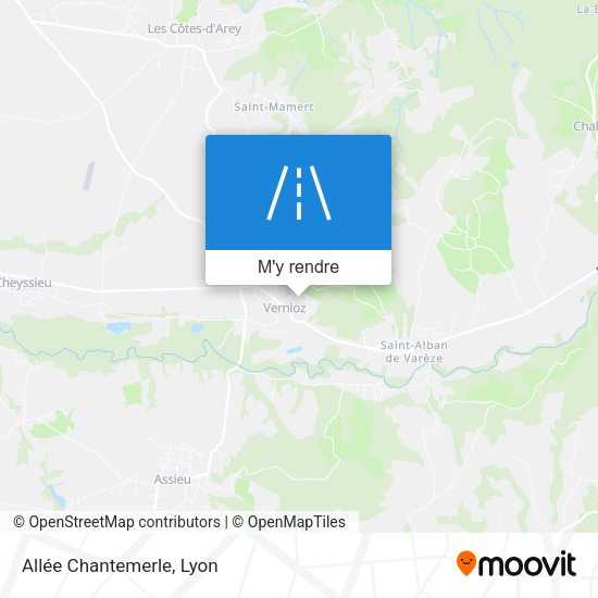 Allée Chantemerle plan