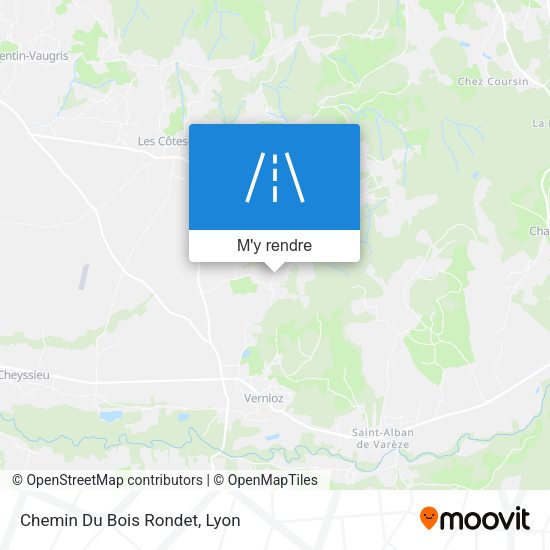 Chemin Du Bois Rondet plan