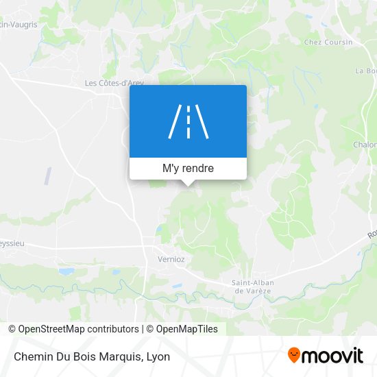 Chemin Du Bois Marquis plan