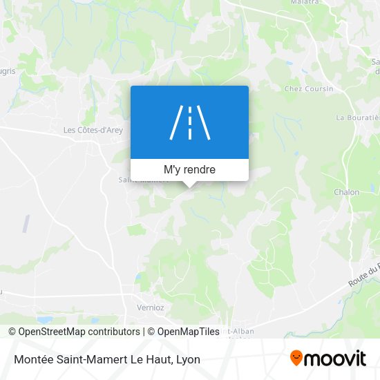 Montée Saint-Mamert Le Haut plan