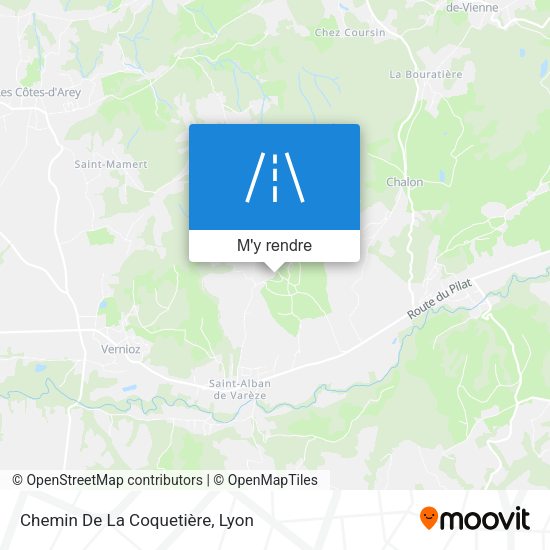 Chemin De La Coquetière plan