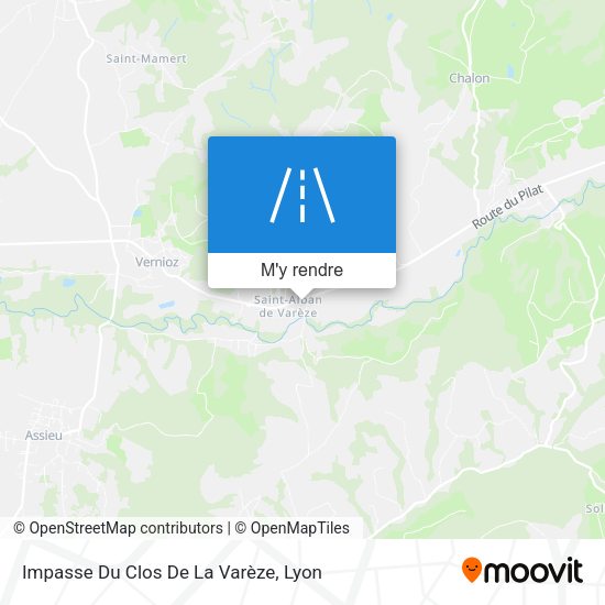 Impasse Du Clos De La Varèze plan