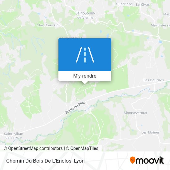 Chemin Du Bois De L'Enclos plan