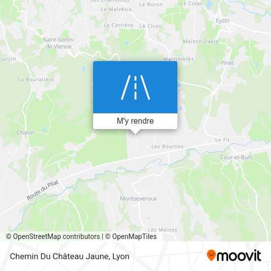 Chemin Du Château Jaune plan