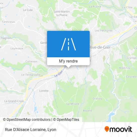 Rue D'Alsace Lorraine plan