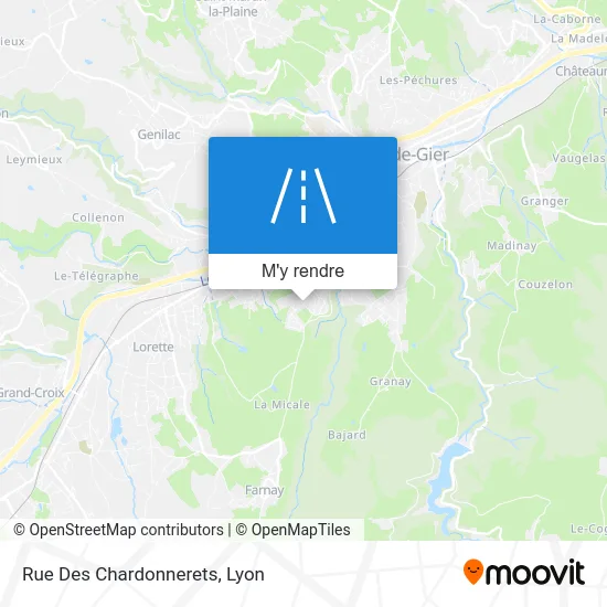 Rue Des Chardonnerets plan