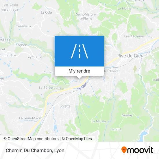 Chemin Du Chambon plan