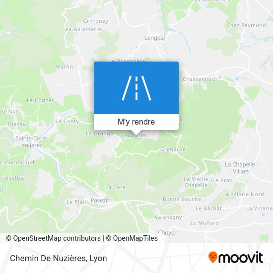Chemin De Nuzières plan