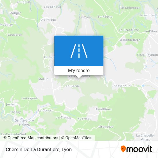 Chemin De La Durantière plan