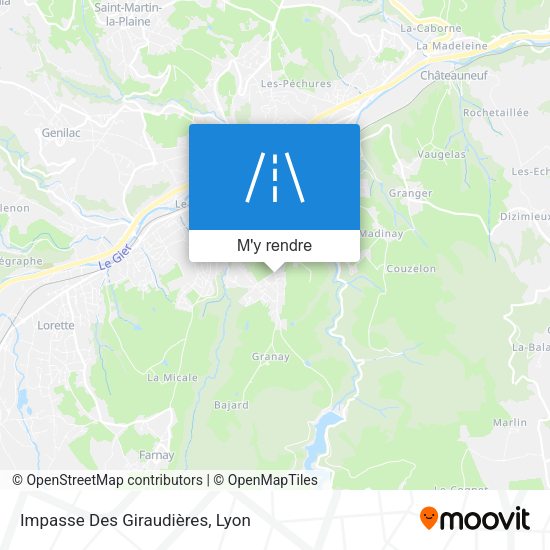 Impasse Des Giraudières plan