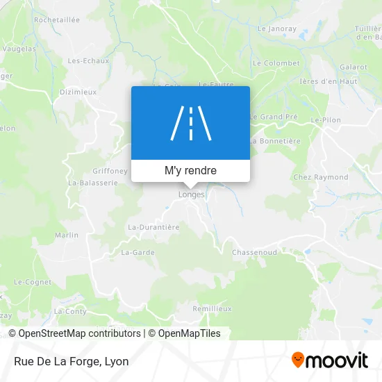 Rue De La Forge plan