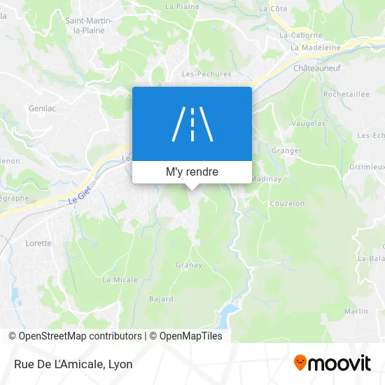 Rue De L'Amicale plan