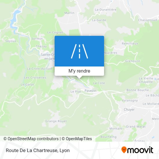 Route De La Chartreuse plan