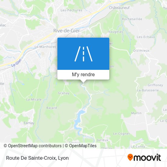 Route De Sainte-Croix plan