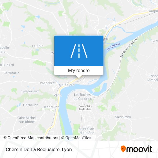 Chemin De La Reclusière plan