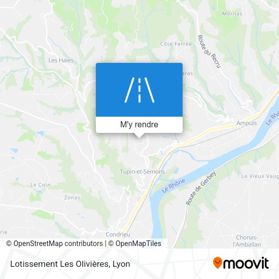 Lotissement Les Olivières plan