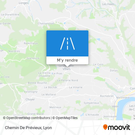 Chemin De Prévieux plan