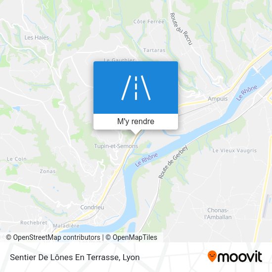 Sentier De Lônes En Terrasse plan
