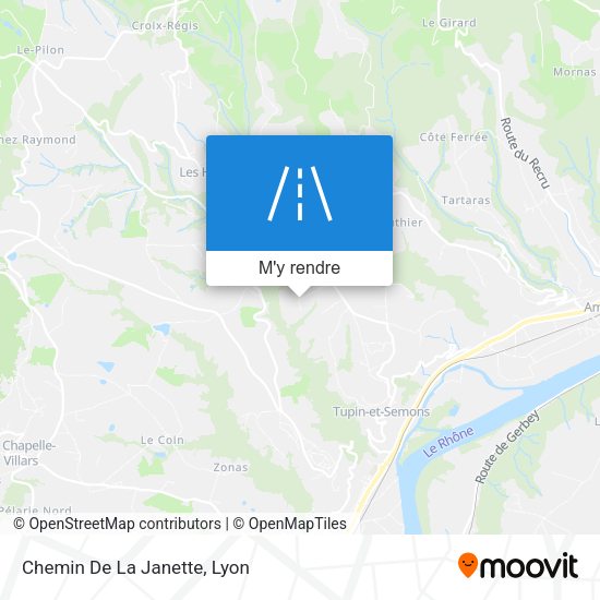 Chemin De La Janette plan
