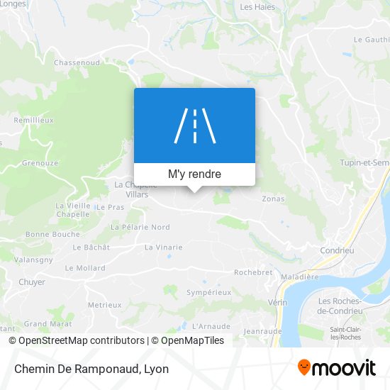 Chemin De Ramponaud plan