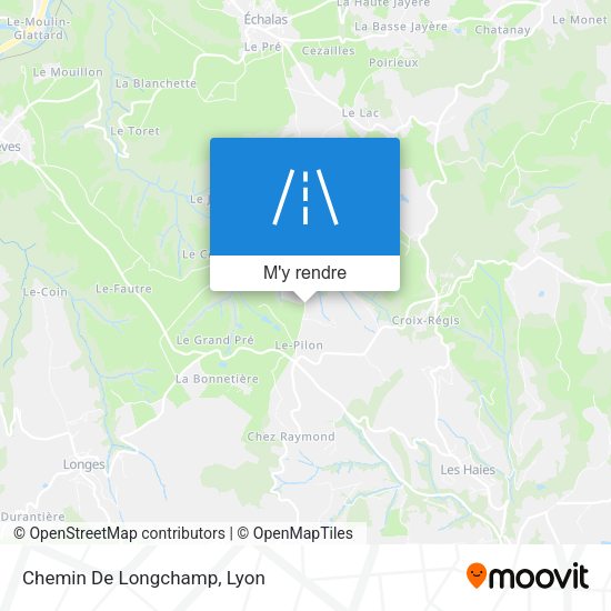 Chemin De Longchamp plan