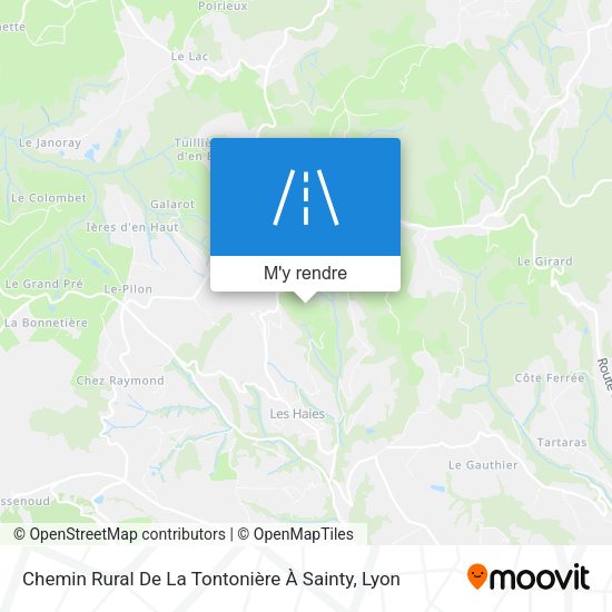 Chemin Rural De La Tontonière À Sainty plan