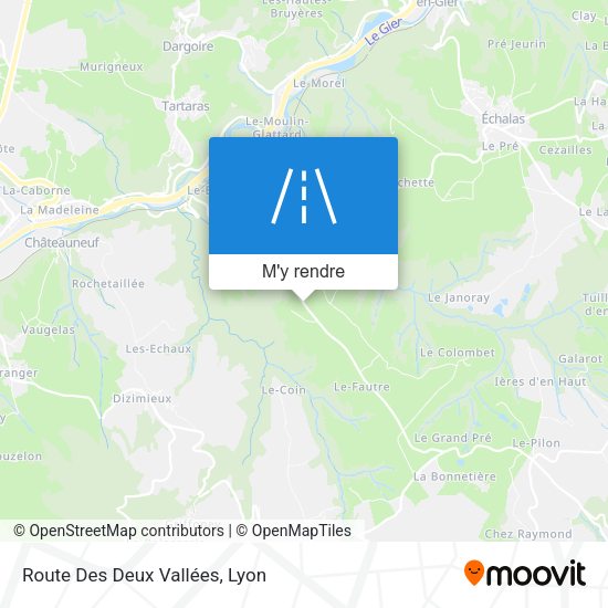 Route Des Deux Vallées plan