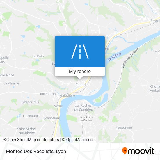 Montée Des Recollets plan