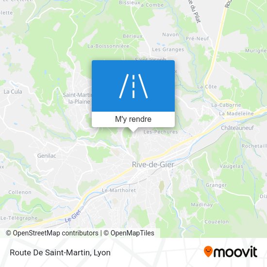 Route De Saint-Martin plan