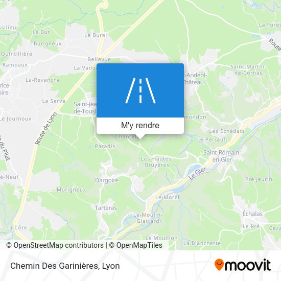 Chemin Des Garinières plan
