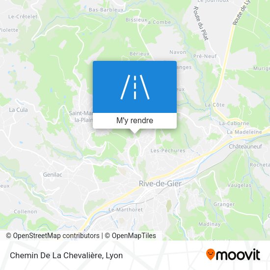Chemin De La Chevalière plan