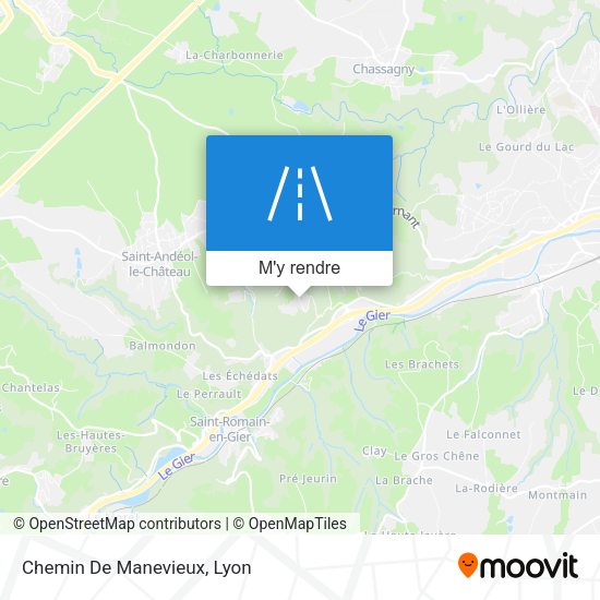 Chemin De Manevieux plan