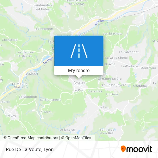 Rue De La Voute plan