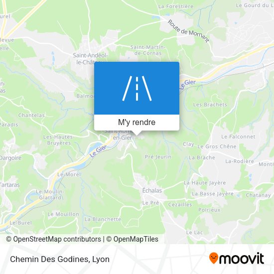 Chemin Des Godines plan