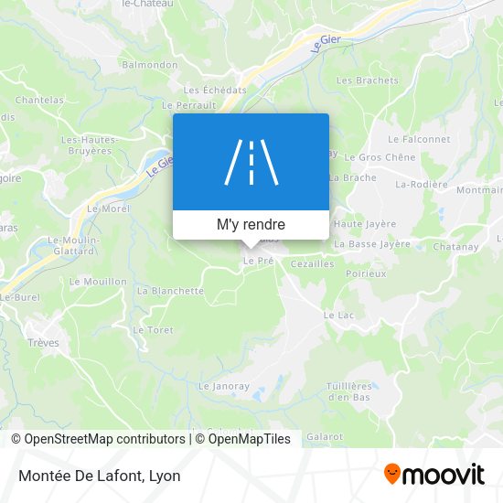 Montée De Lafont plan